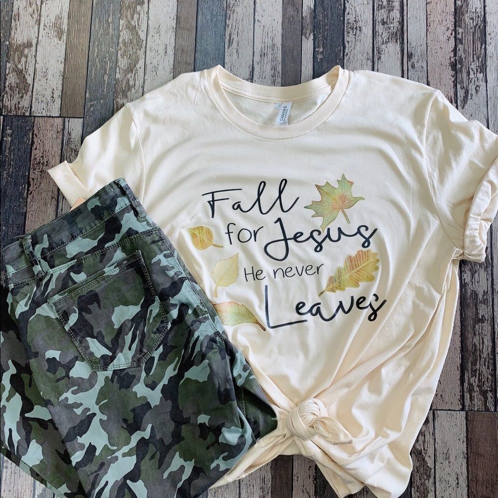 Fall for Jesus He Never Leaves Lee